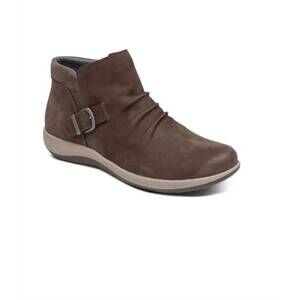 NEW AETREX women's luna ankle boot in charcoal